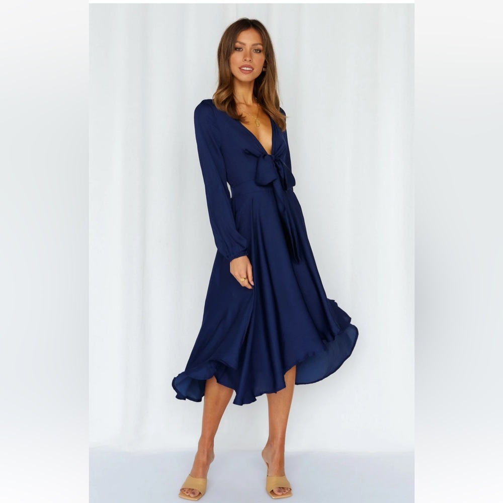 Size Small Hello Molly Navy Dress
